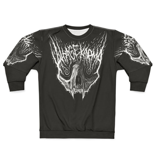 Vintage Black Metal Cat Sweatshirt