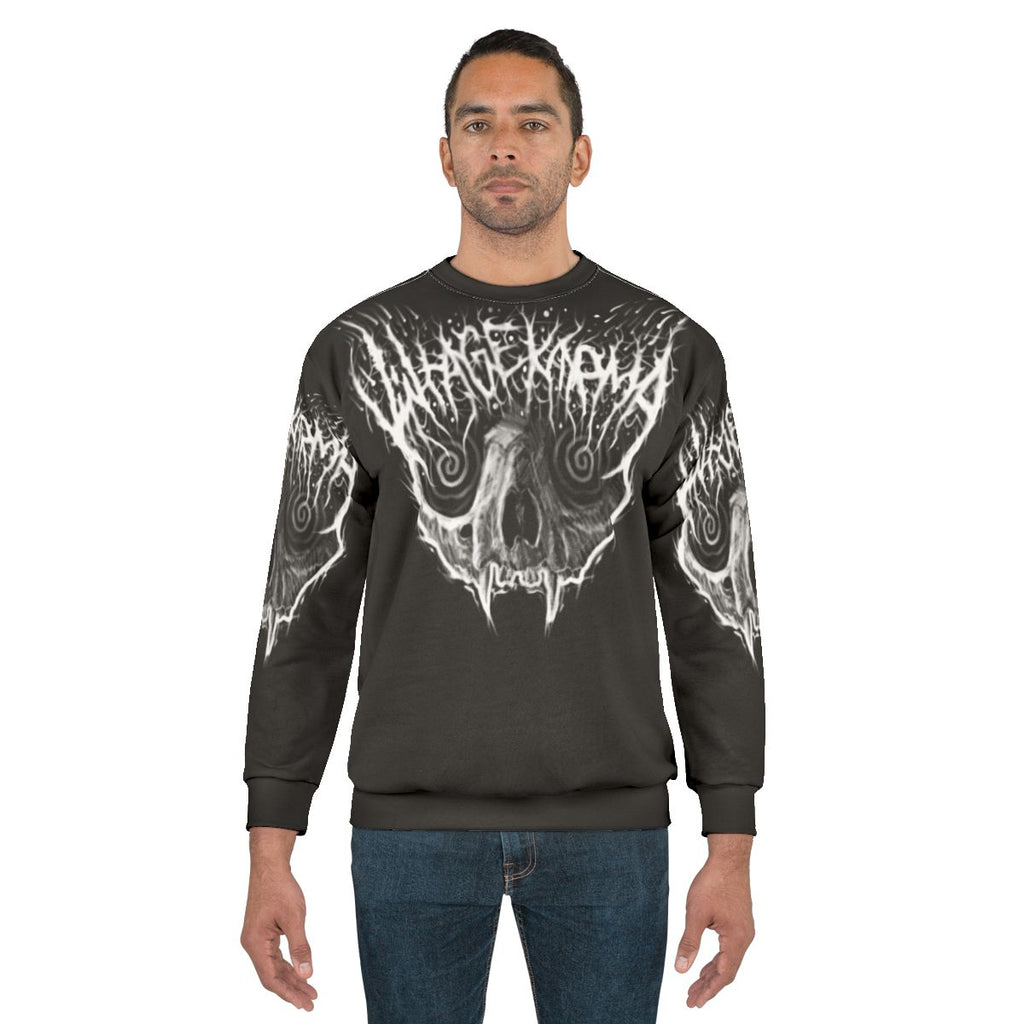 Vintage Black Metal Cat Sweatshirt