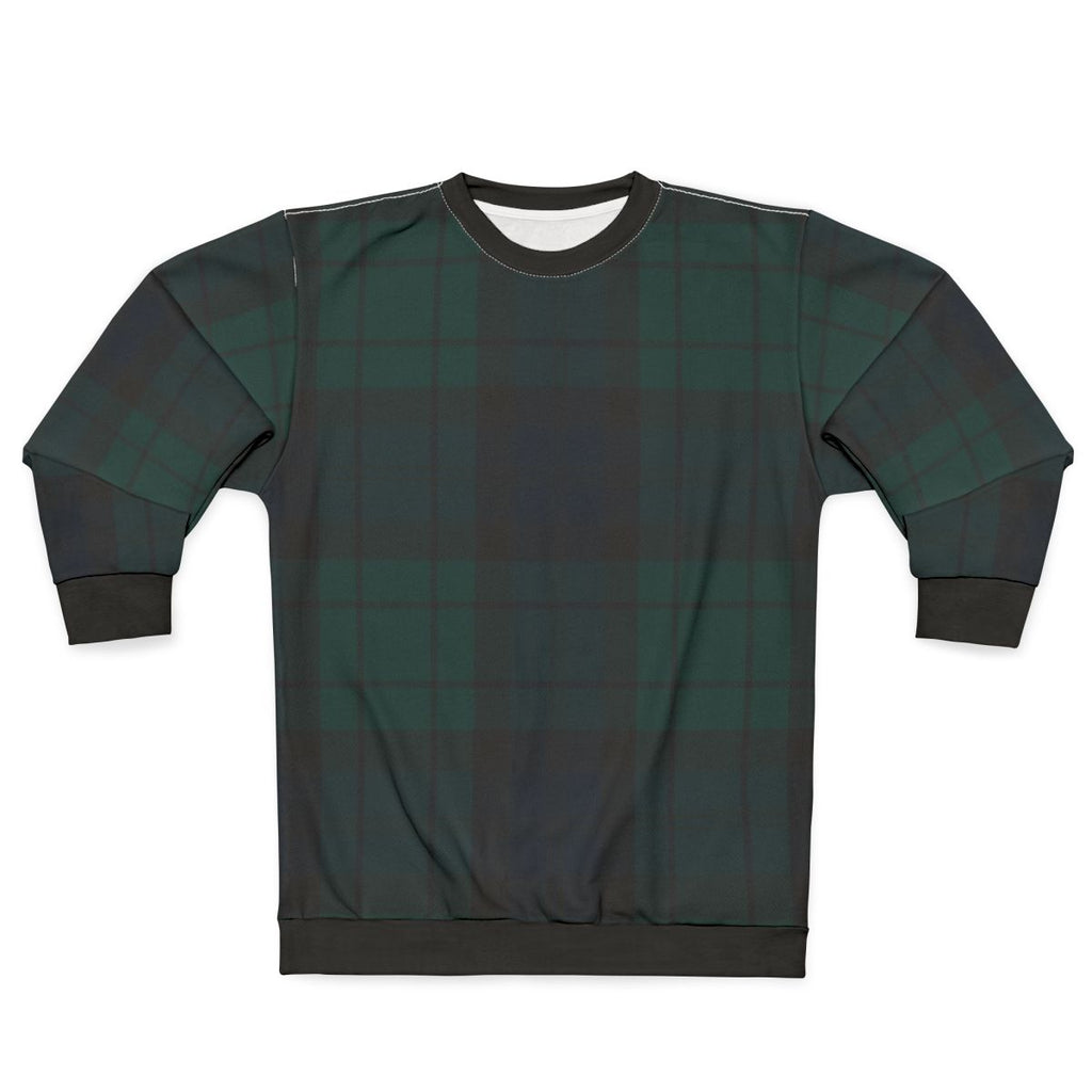 Black Watch Tartan Sweatshirt - Authentic Scottish Clan Tartan