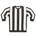 Classic black and white referee design sweatshirt