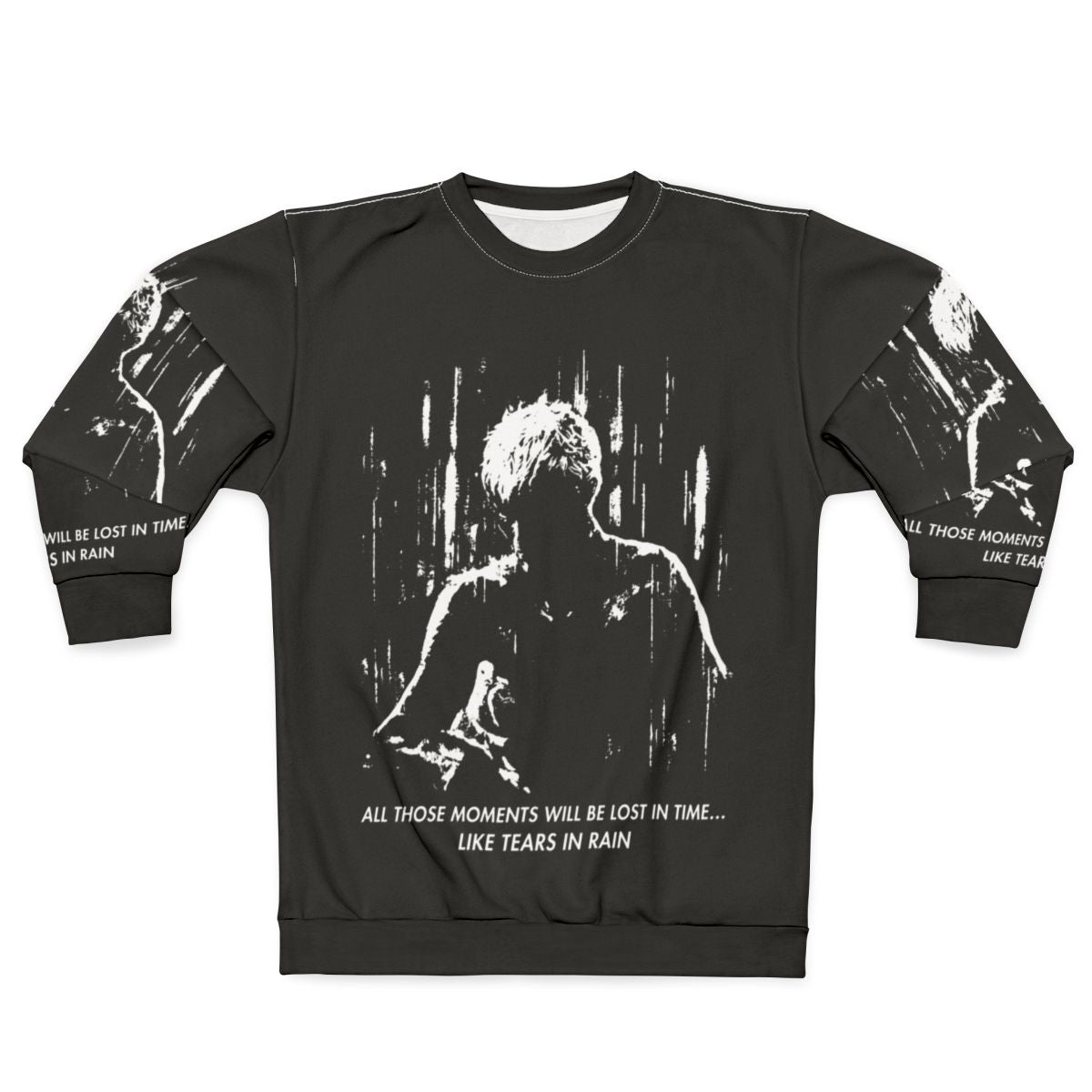 Blade Runner "Like Tears in Rain" Cyberpunk Movie Sweatshirt