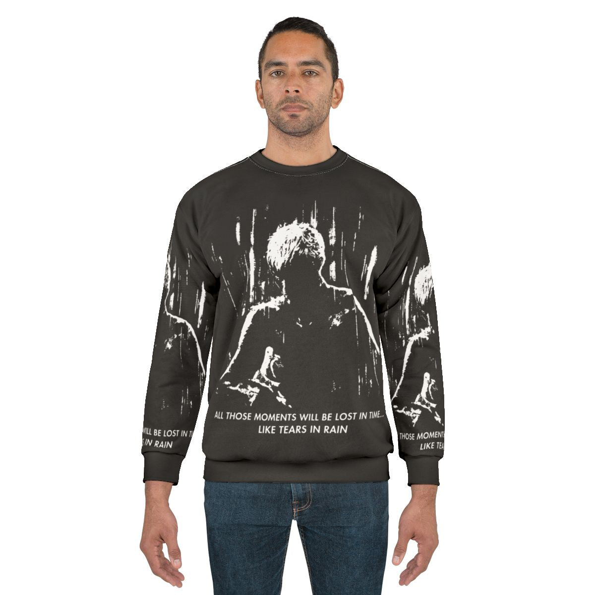 Blade Runner "Like Tears in Rain" Cyberpunk Movie Sweatshirt
