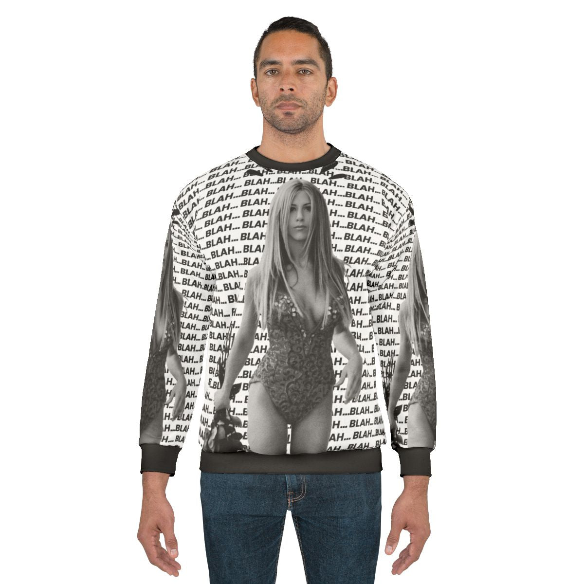 Jennifer Aniston Pop Art Graphic Sweatshirt