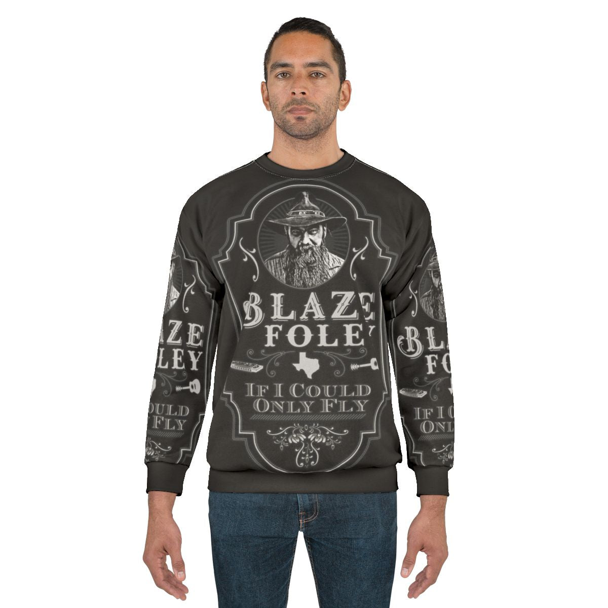 Blaze Foley "If I Could Only Fly" Country Music Tribute Sweatshirt