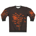 Blazing fox tree sweatshirt with nature and woodland pattern