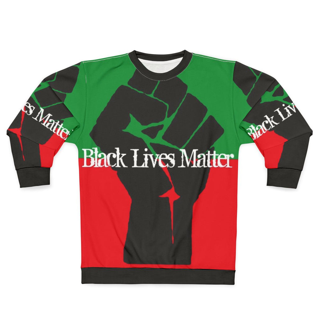 Black Lives Matter Pan African Fist Sweatshirt