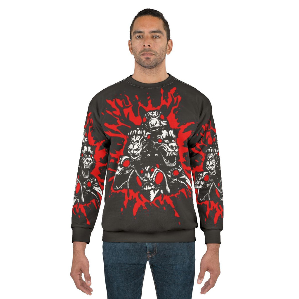 Inscryption Blood Totems Horror Sweatshirt