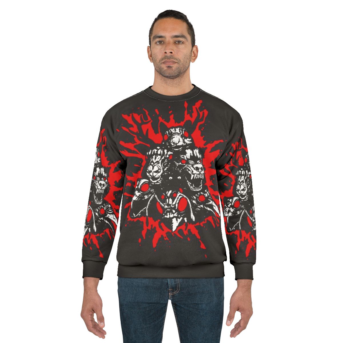 Inscryption Blood Totems Horror Sweatshirt