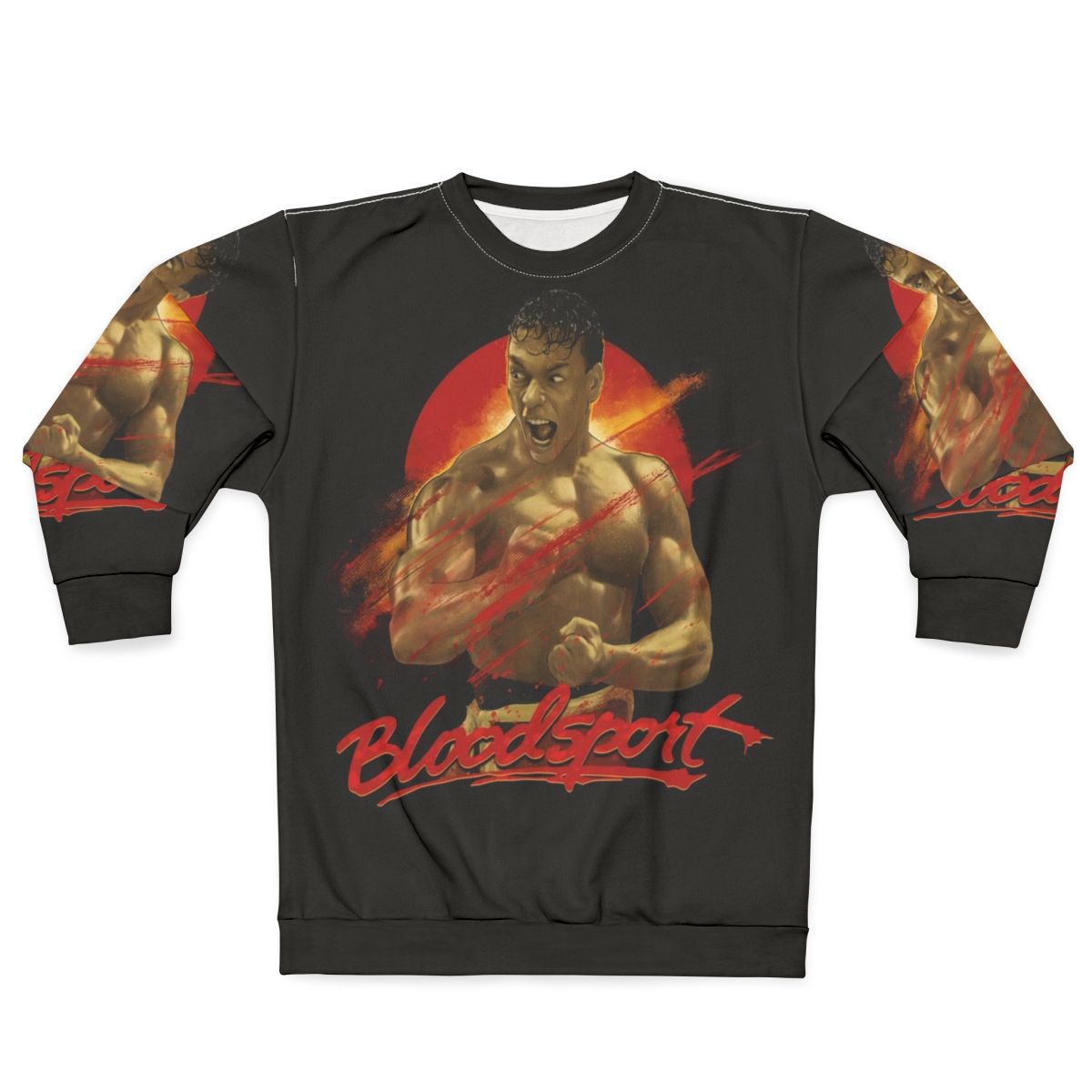 Jean Claude Van Damme Bloodsport Martial Arts Sweatshirt