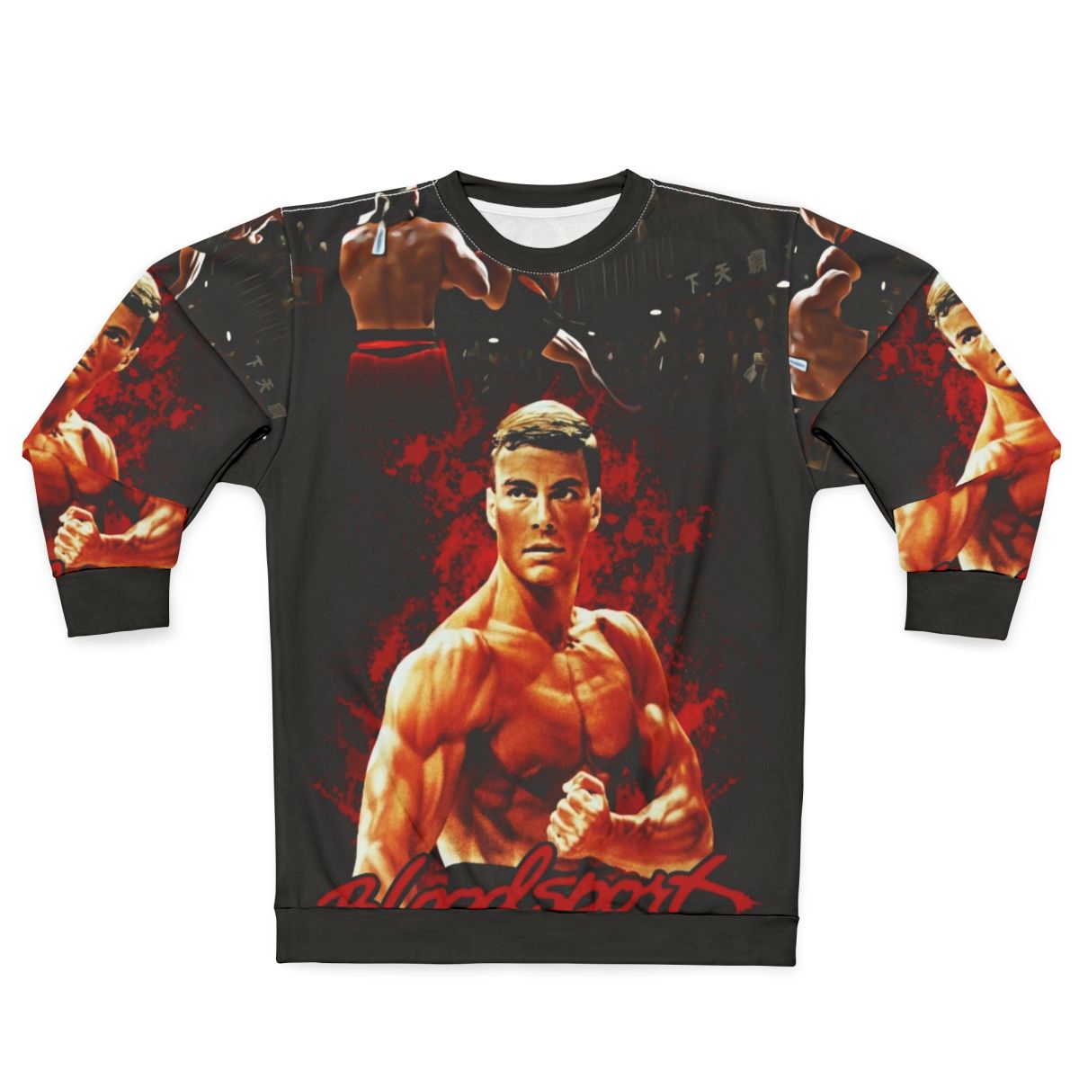 Bloodsport Jean-Claude Van Damme Fighter Sweatshirt
