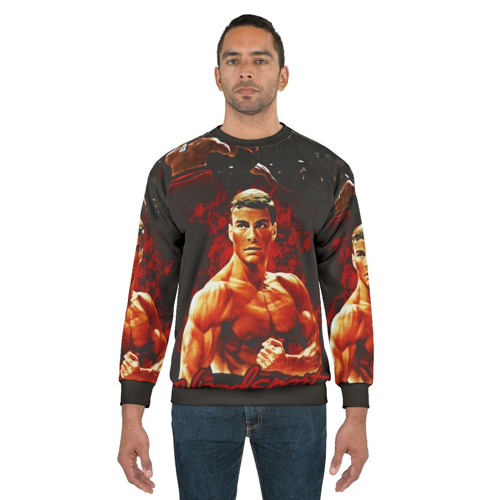 Bloodsport Jean-Claude Van Damme Fighter Sweatshirt