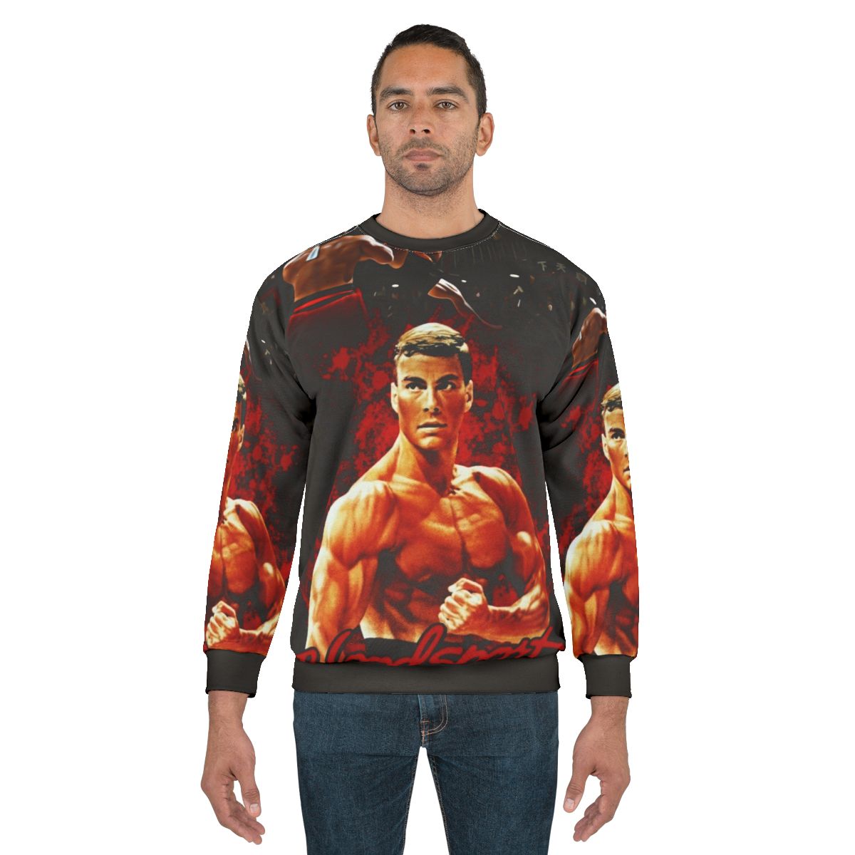 Bloodsport Jean-Claude Van Damme Fighter Sweatshirt