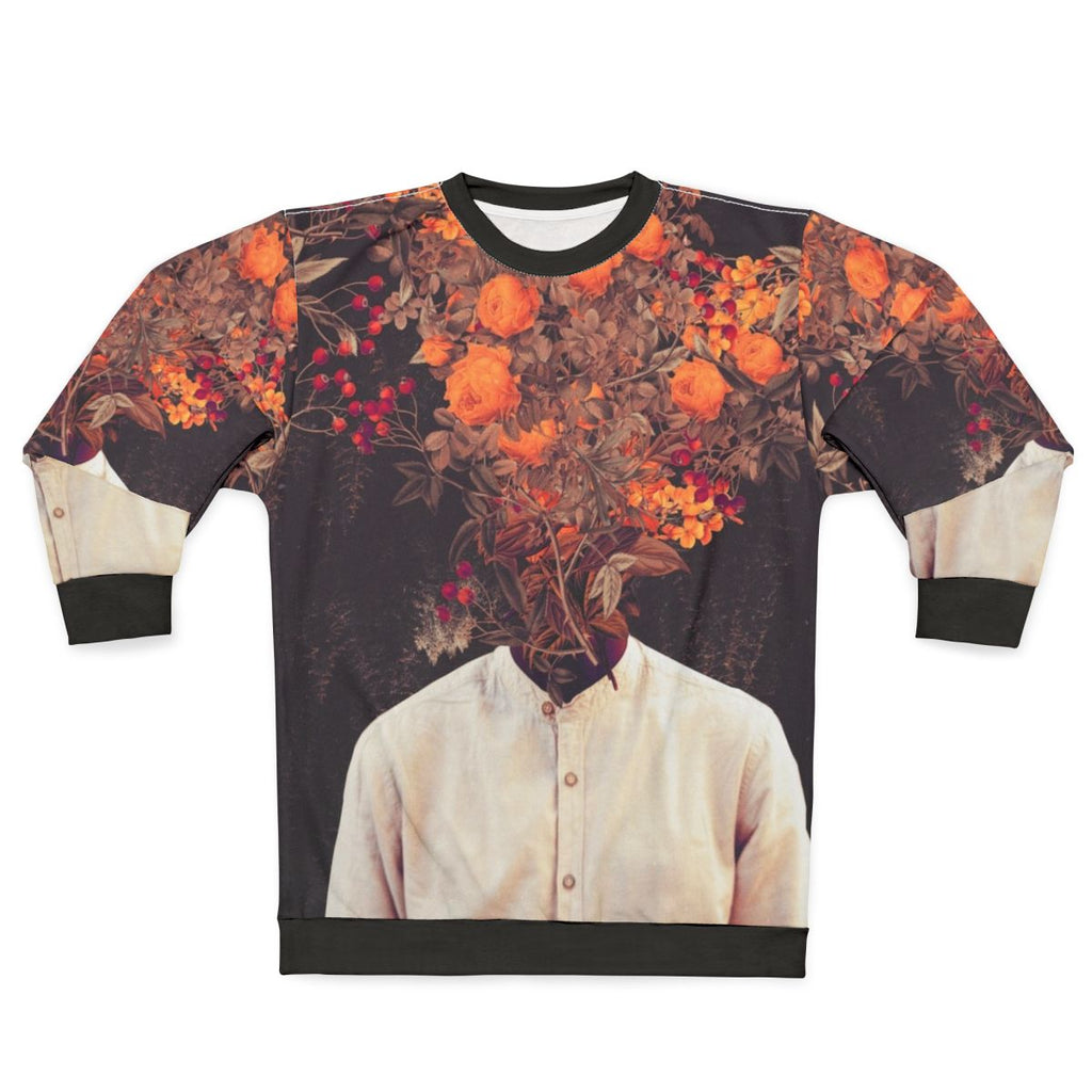 Vintage floral graphic design bloom sweatshirt