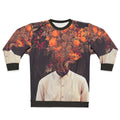 Vintage floral graphic design bloom sweatshirt