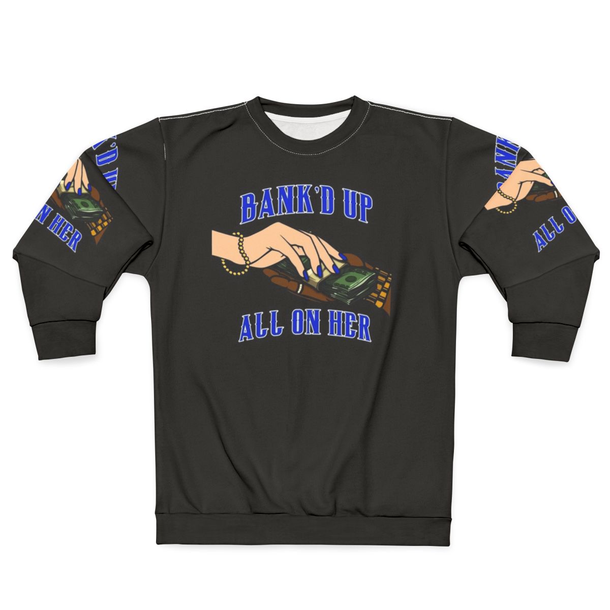Blue and Black Lavish D Sweatshirt