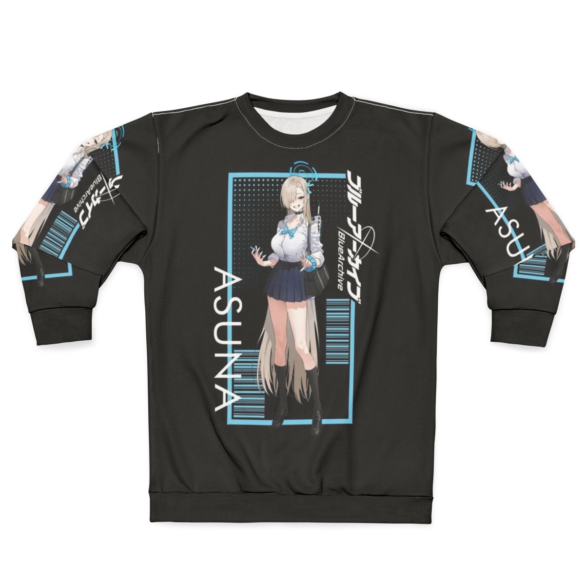 Blue Archive Asuna Character Portrait Sweatshirt