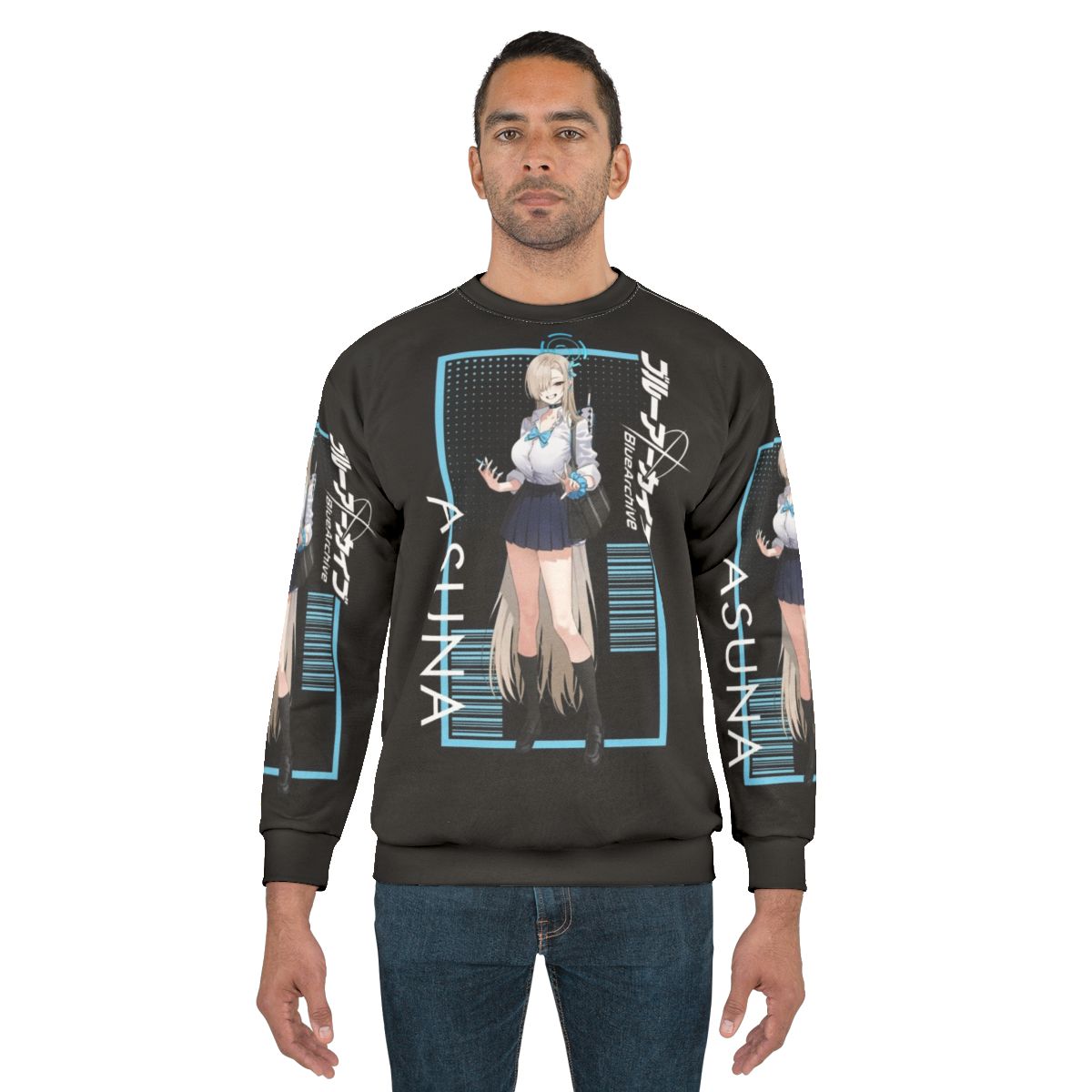 Blue Archive Asuna Character Portrait Sweatshirt