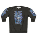 Blue ballerina sweatshirt for dancers and ballet enthusiasts