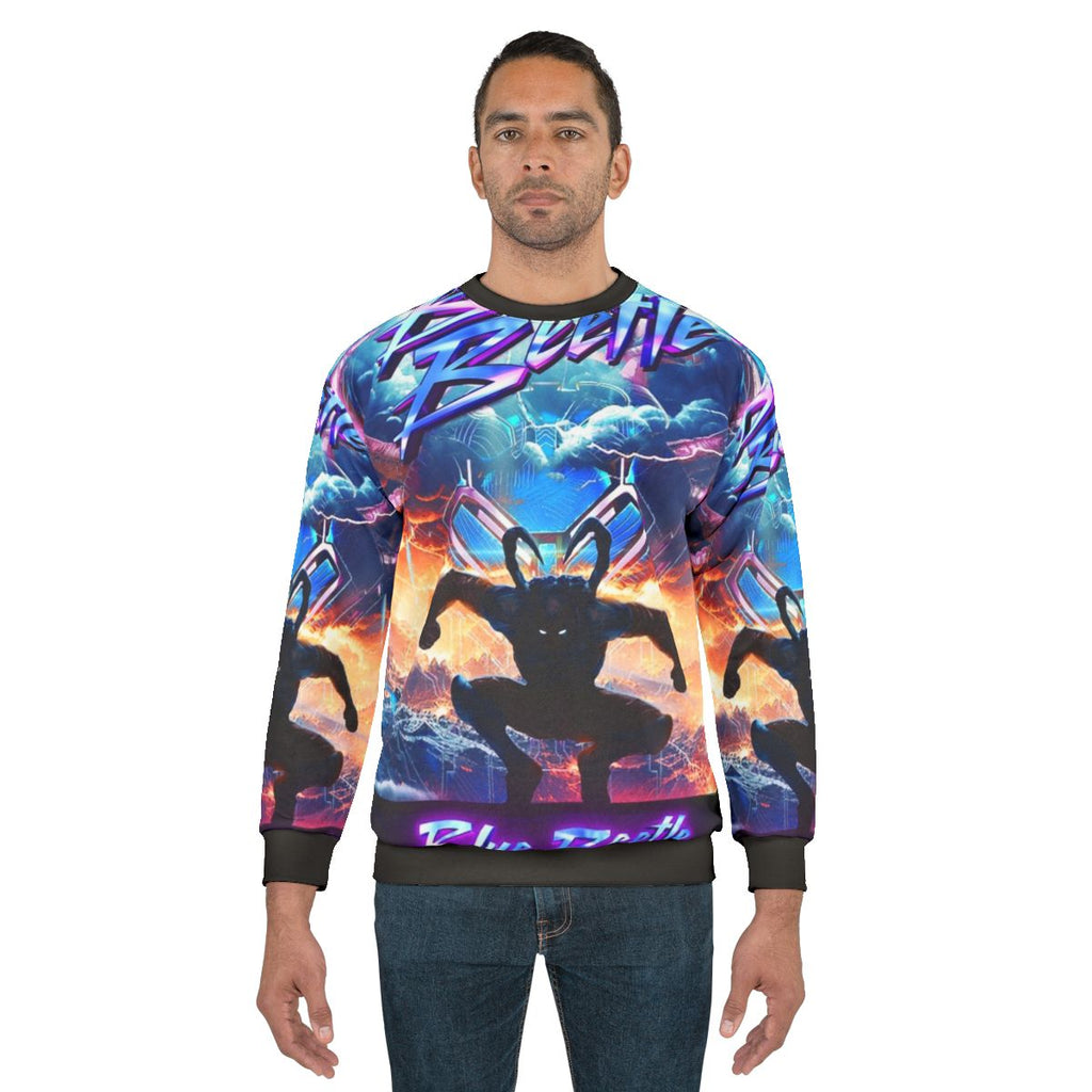 Blue Beetle Superhero Youth Sweatshirt