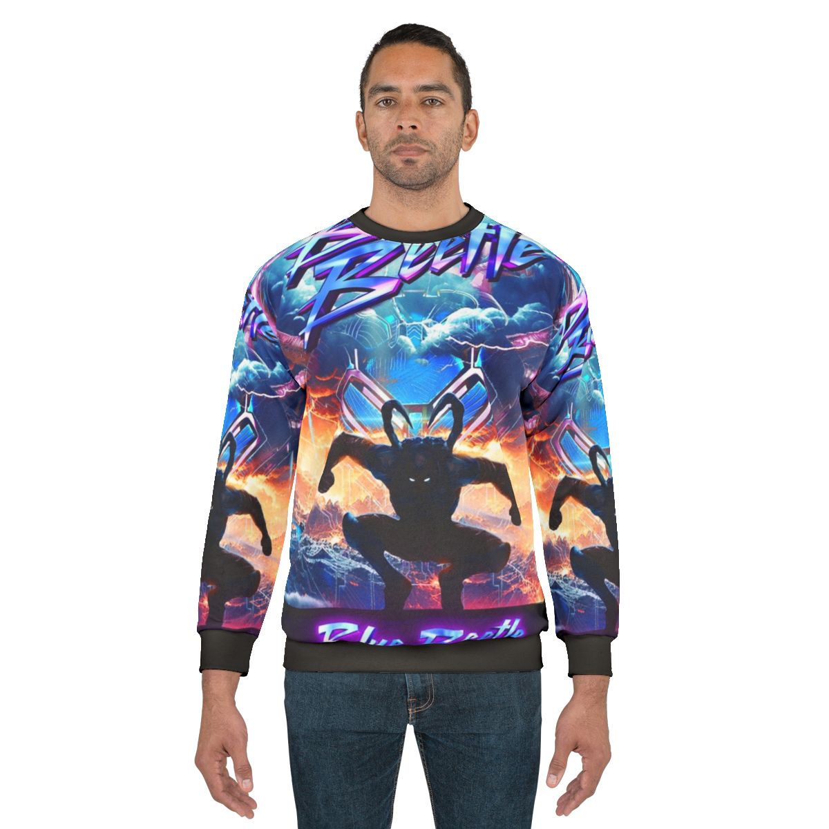 Blue Beetle Superhero Youth Sweatshirt
