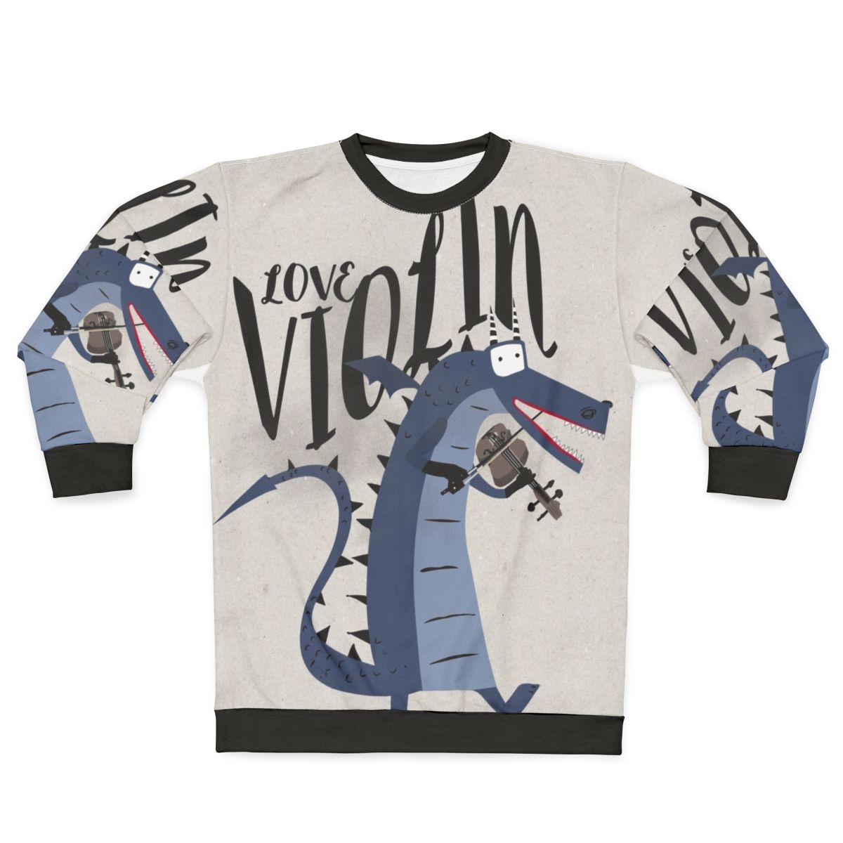 Blue Dragon Violinist Sweatshirt