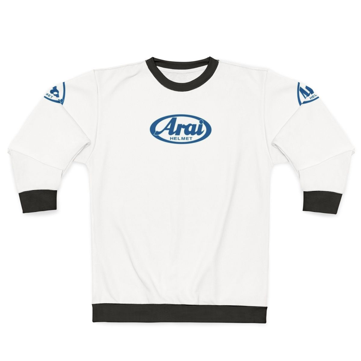 Blue motorsport-inspired sweatshirt