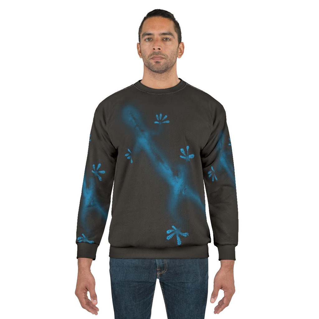 Minimalist blue gecko sweatshirt
