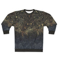 Mandala Floral Blue and Gold Sweatshirt