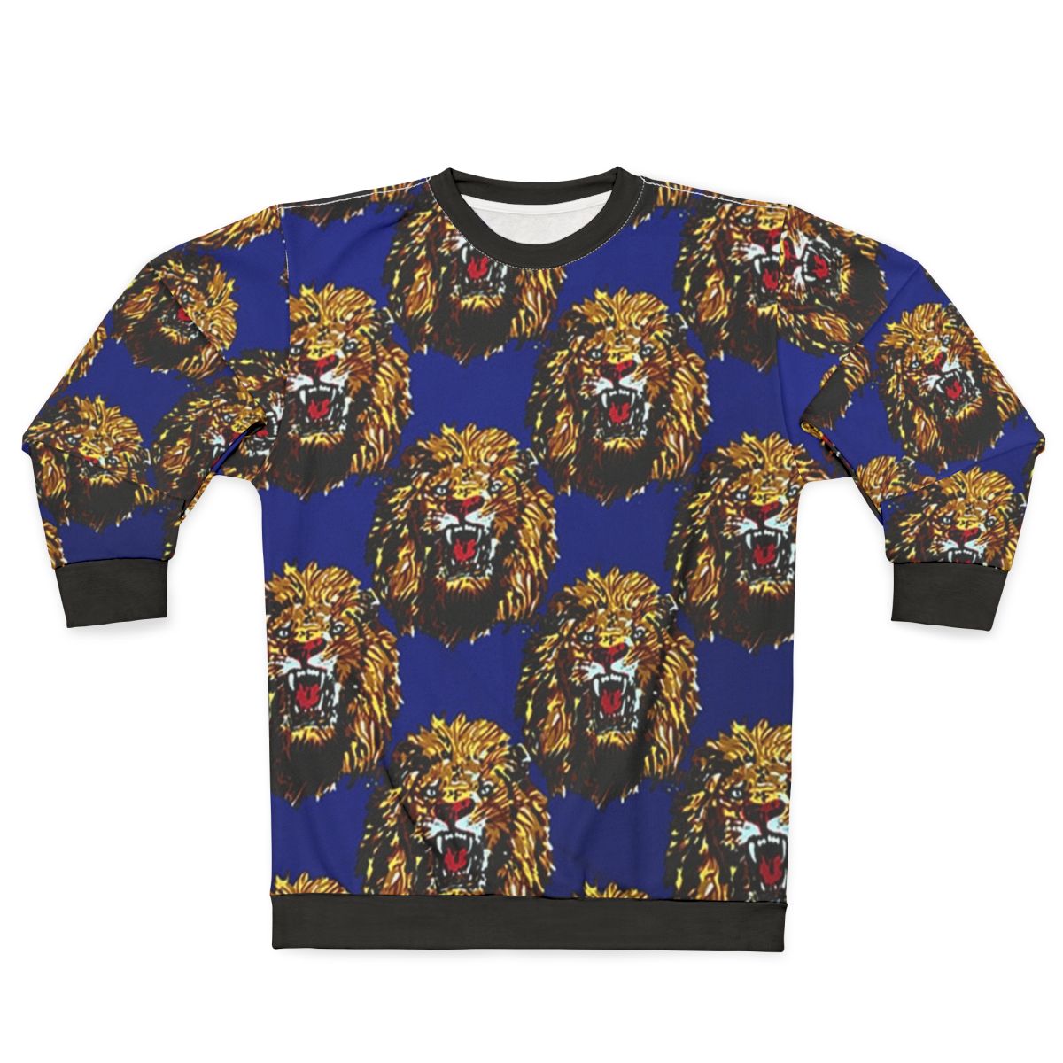 Blue Isi Agu Lion Head Sweatshirt