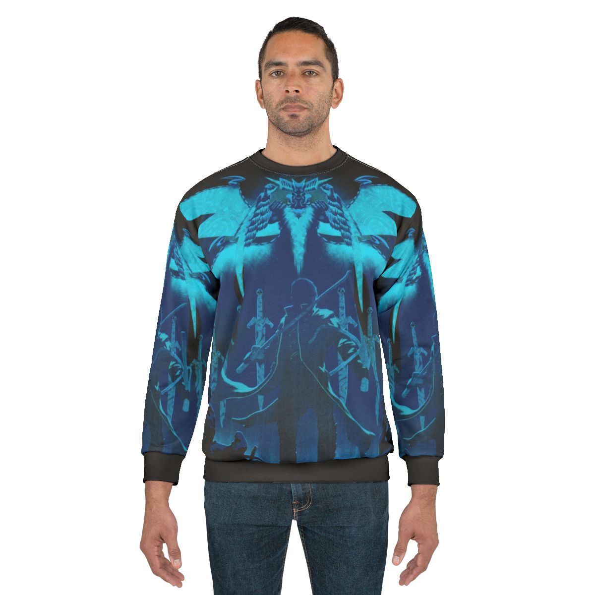 Blue King Devil May Cry Gaming Sweatshirt