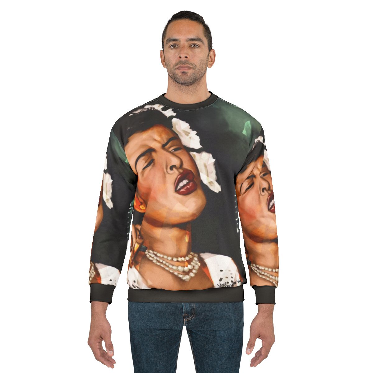 Blue Lady Sweatshirt for Women