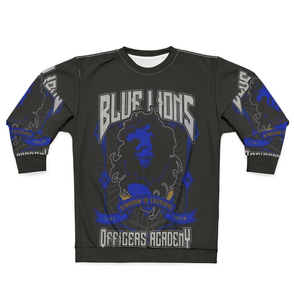 Blue Lions Crest Sweatshirt - Fire Emblem Three Houses Merchandise