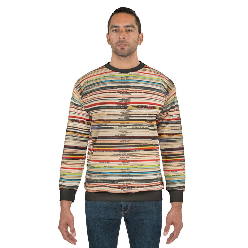 Blue Note Vinyl Records Sweatshirt - Jazz Music Lovers