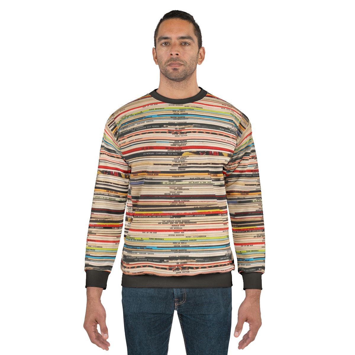 Blue Note Vinyl Records Sweatshirt - Jazz Music Lovers