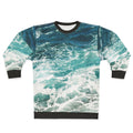 Blue Ocean Waves Sweatshirt