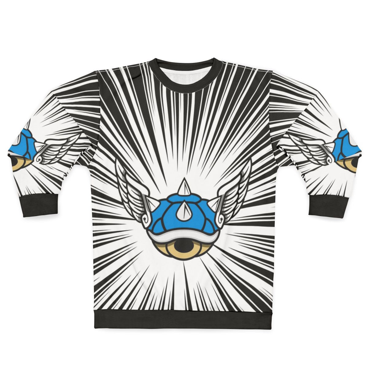 Blue Shell Mario Kart Sweatshirt
