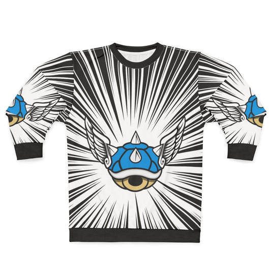 Blue Shell Mario Kart Sweatshirt