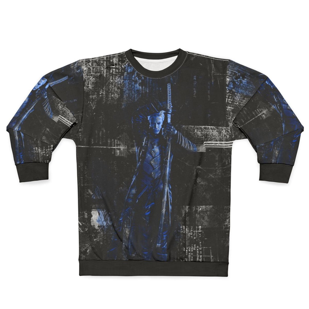 Vergil Demon Trigger Blue Sweatshirt
