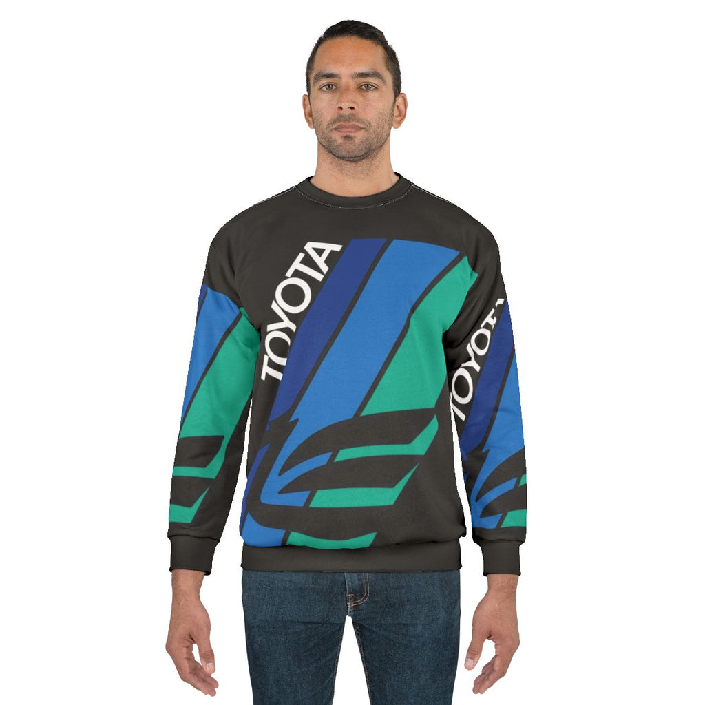 Blue Stripes Dragon Sweatshirt