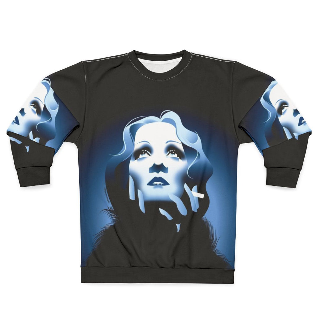 Blue Sweatshirt for Men - Alejandro Morollo Art Design