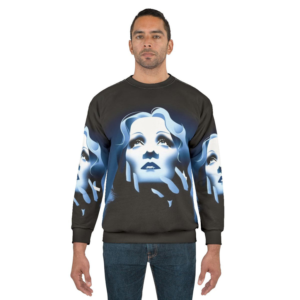 Blue Sweatshirt for Men - Alejandro Morollo Art Design