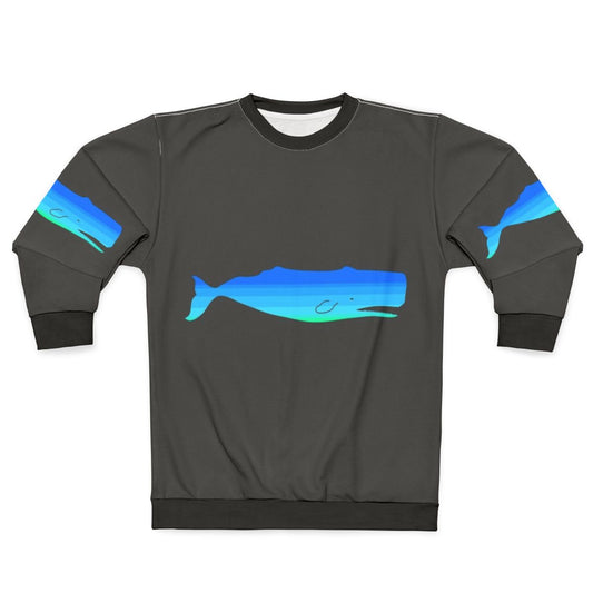 Legendary Blue Whale Sweatshirt with Iconic Ocean Animal Art
