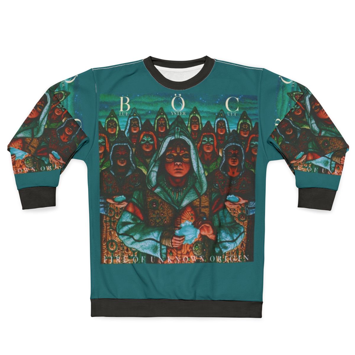 Blue Oyster Cult "Fire Of Unknown Origin" Retro Sweatshirt