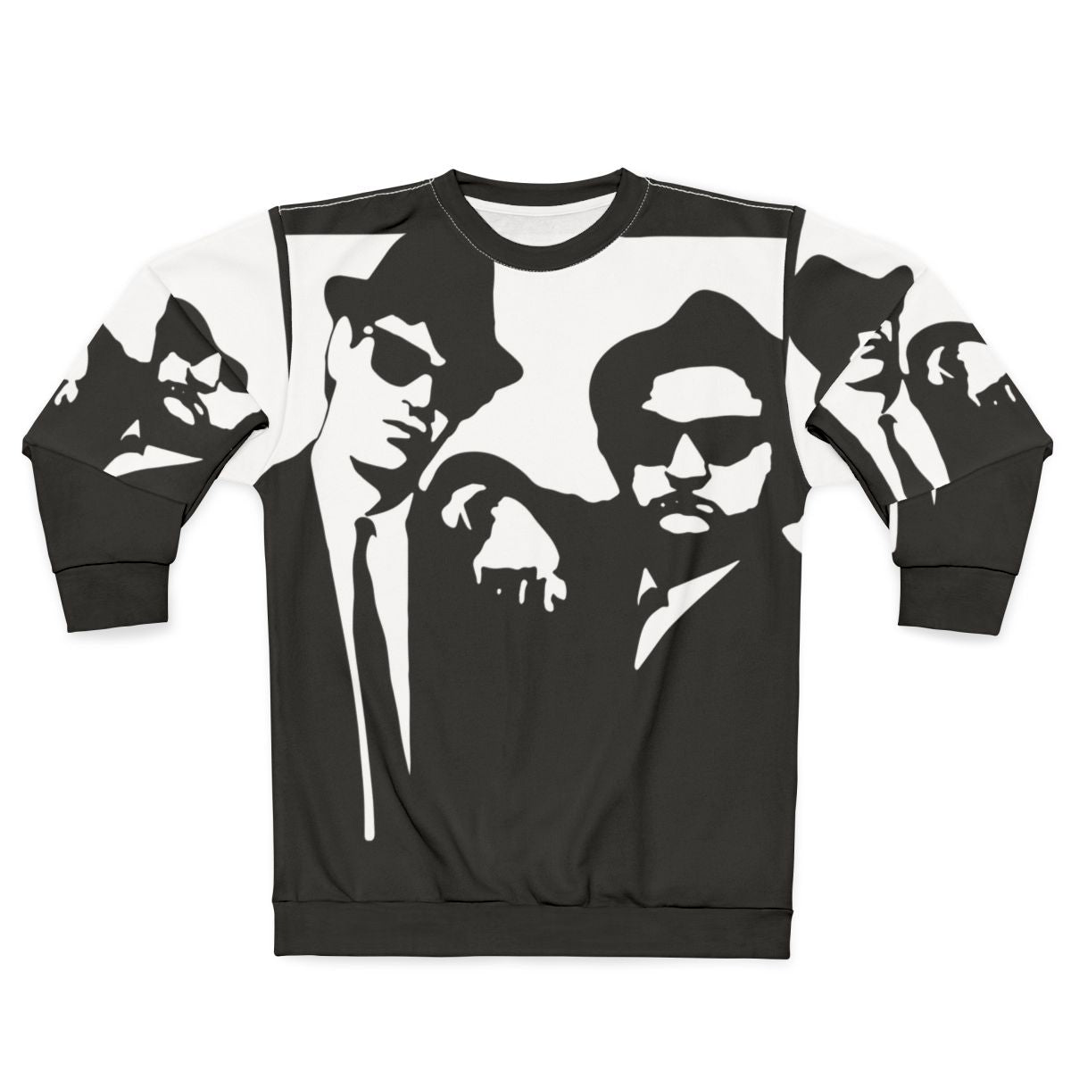 Blues Brothers Sweatshirt with Retro 70s Design