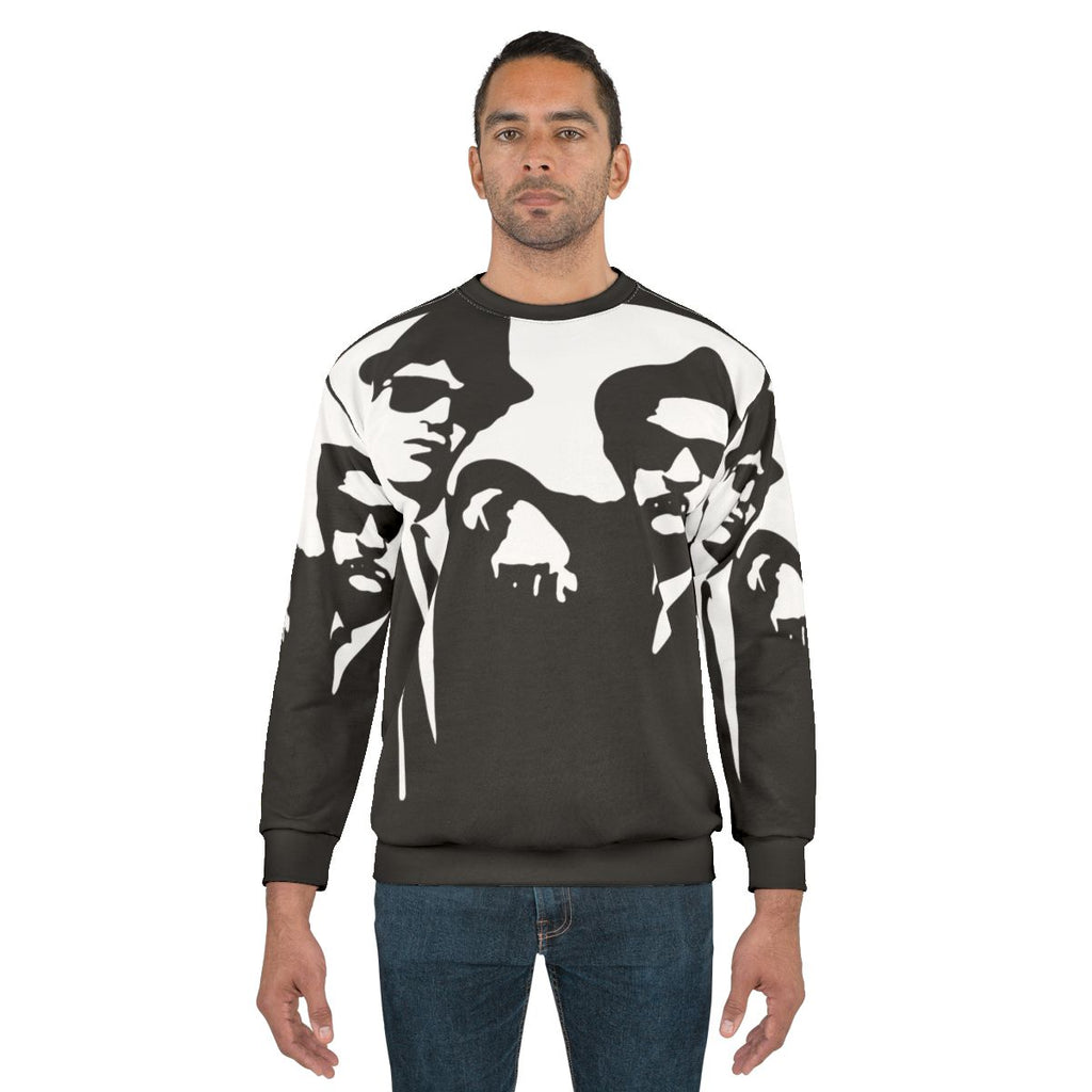 Blues Brothers Sweatshirt with Retro 70s Design