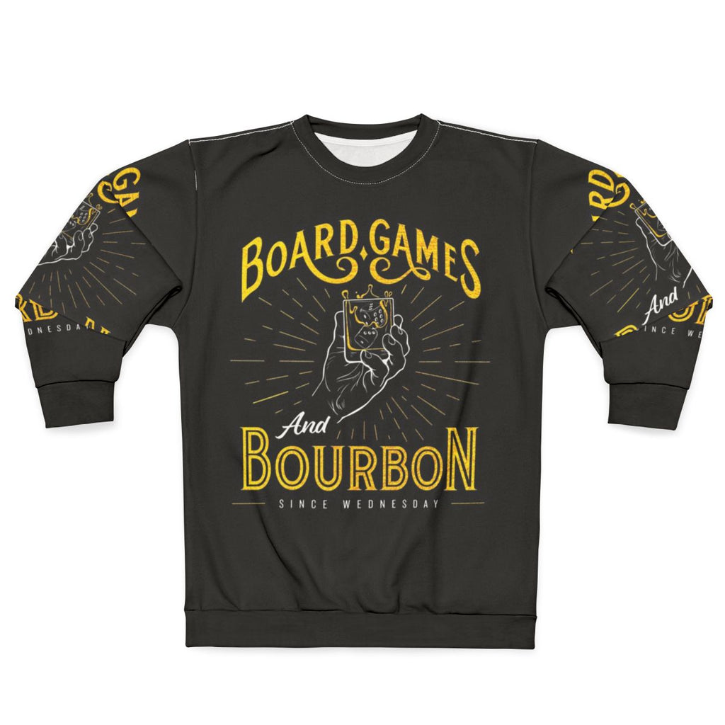 Tabletop gaming and bourbon sweatshirt