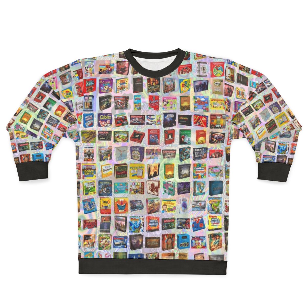 Board games sweatshirt with focus keyword "board games"