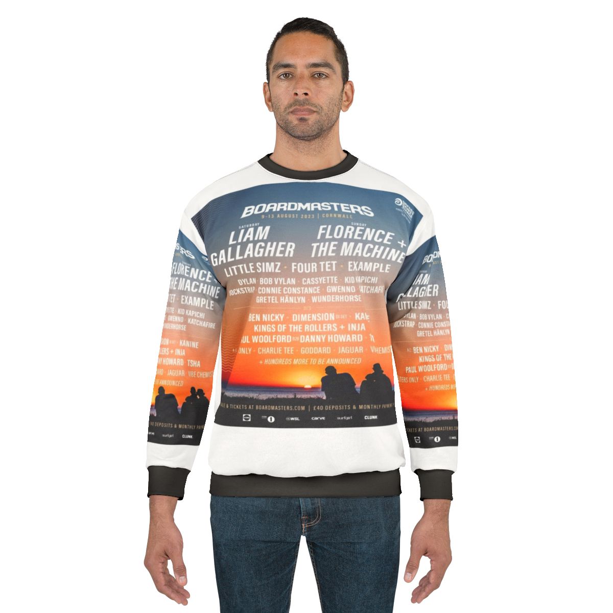 Boardmasters 2023 Sweatshirt - Newquay Music Festival Surfing Apparel