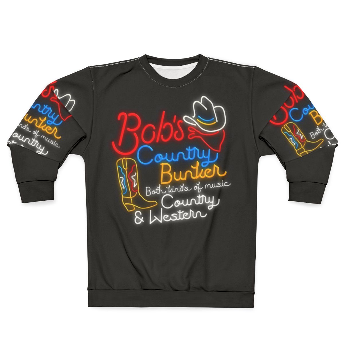 Bob's Country Bunker Classic Country Music Sweatshirt