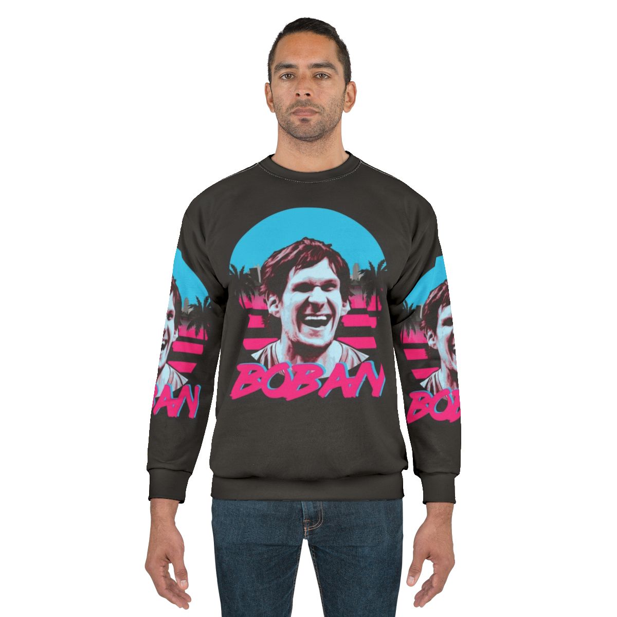 Boban Marjanovic Clippers Retro 80s Sweatshirt